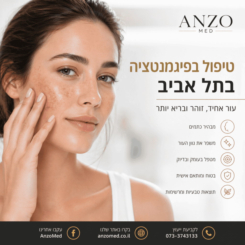 מחפשים טיפול בפיגמנטציה בתל אביב? הכירו את הגורמים לכתמים בעור, את אפשרויות הטיפול, ומה חשוב לבדוק לפני שבוחרים קליניקה מקצועית.