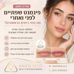 אם אתן מחפשות מידע על פיגמנט שפתיים לפני ואחרי, חשוב להבין שהתוצאה לא מגיעה ברגע אחד. השפתיים עוברות תהליך.