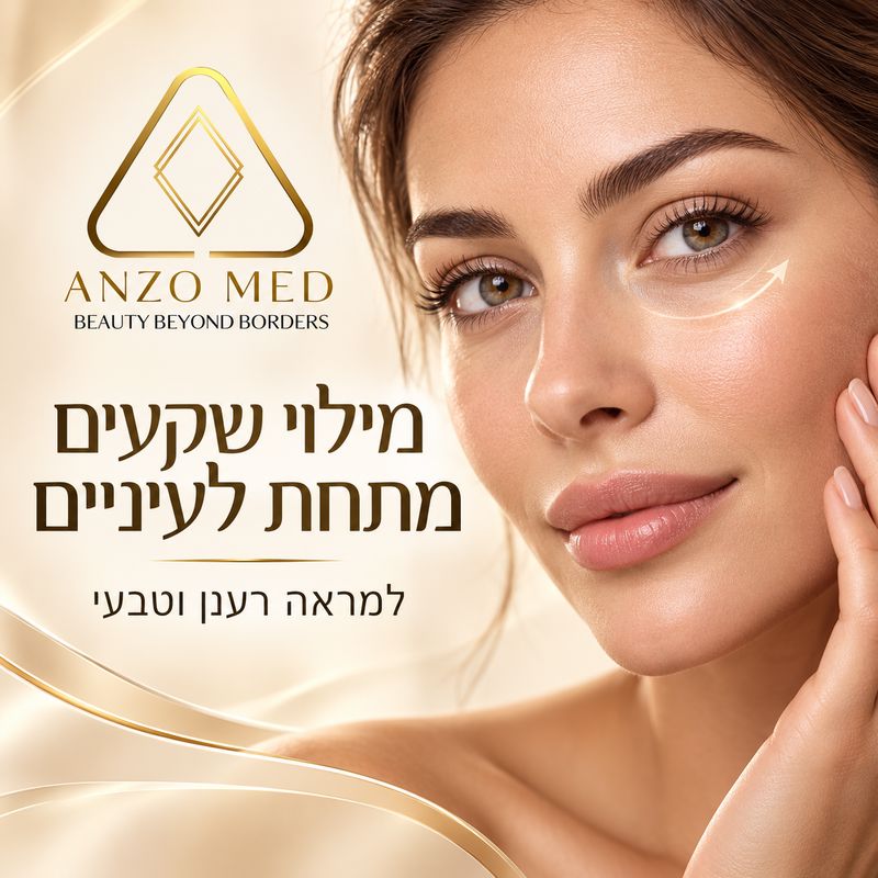 שוקלים מילוי שקעים מתחת לעיניים? הכירו למי הטיפול מתאים, מה חשוב לבדוק לפני שמתחילים ואיך שומרים על מראה טבעי ורענן.