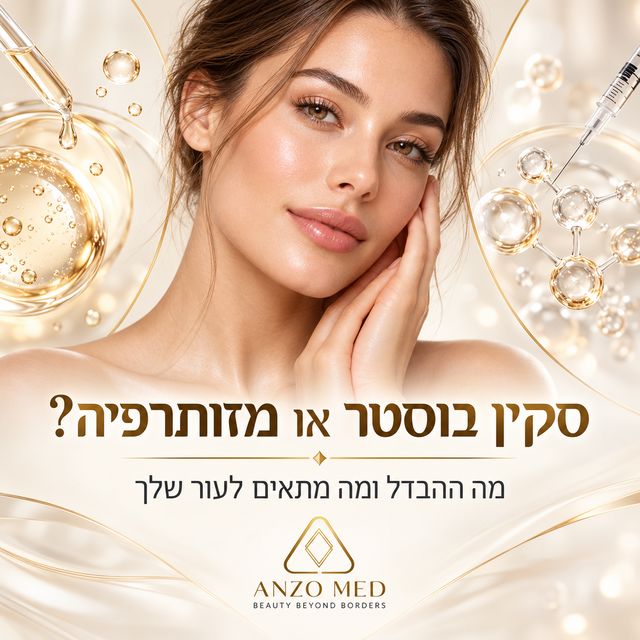 PRP או סקין בוסטר – איזה טיפול מתאים יותר לעור שלך